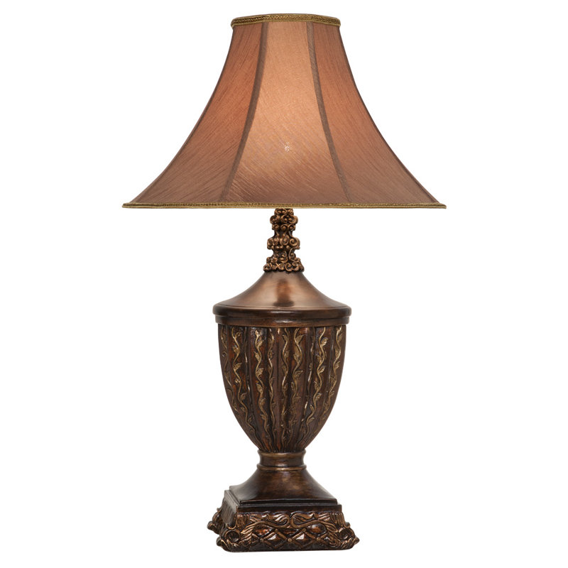 Lampe de table 34 po Lucerne, Noyer