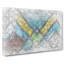 Geometric Mosaic in Abstract - Wrapped Canvas-55313737