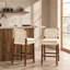 Tabouret de bar en bois massif avec dossier rembourré Modern-1440752074-1440752075