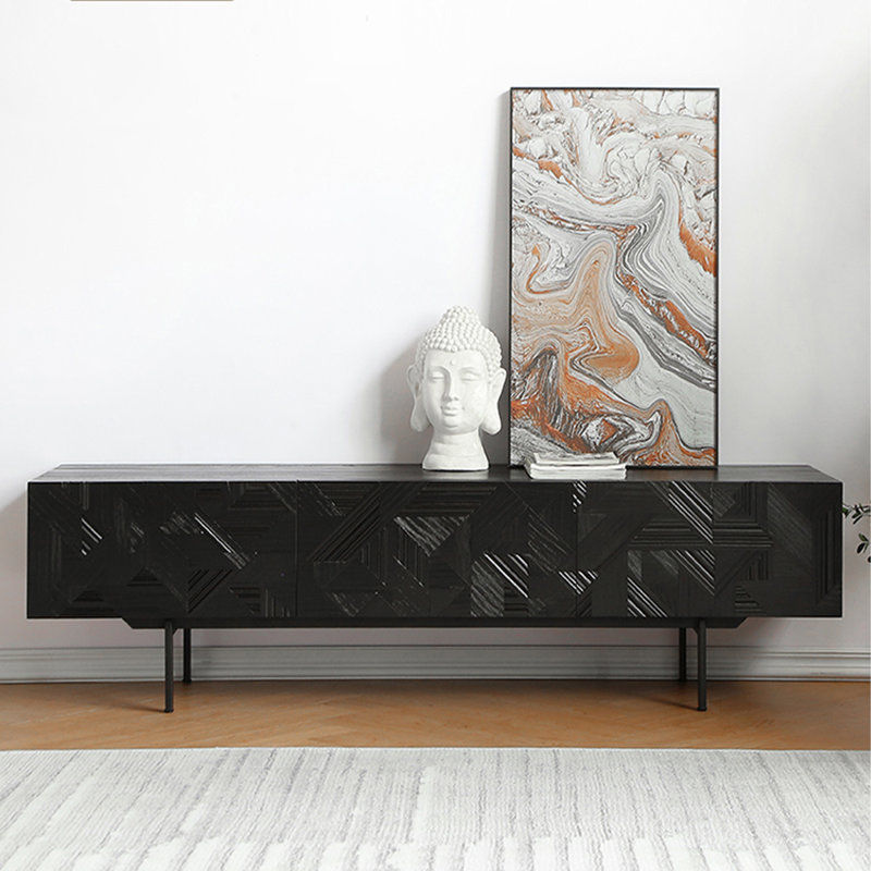 Meuble télé Wabi-Sabi, H 20,07 po x L 78,73 po x l 17,71 po