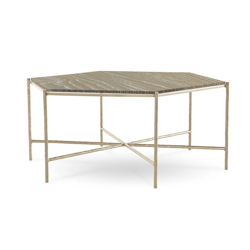 Athena Glass Top Coffee Table, Champagne, Pickled Oak, Oak