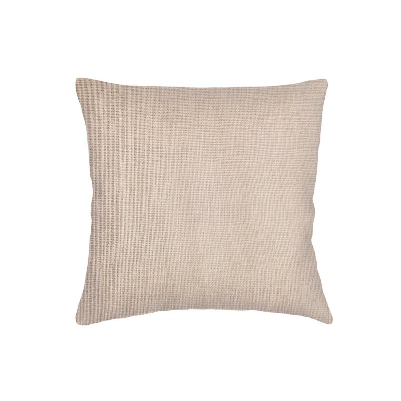 So Soft Linen Linen Throw Pillow, 26"H x 26"W, Beige , Pillow Cover Only - No Insert