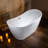 59'' x 28.75'' Freestanding Soaking Acrylic Bathtub-1219823263