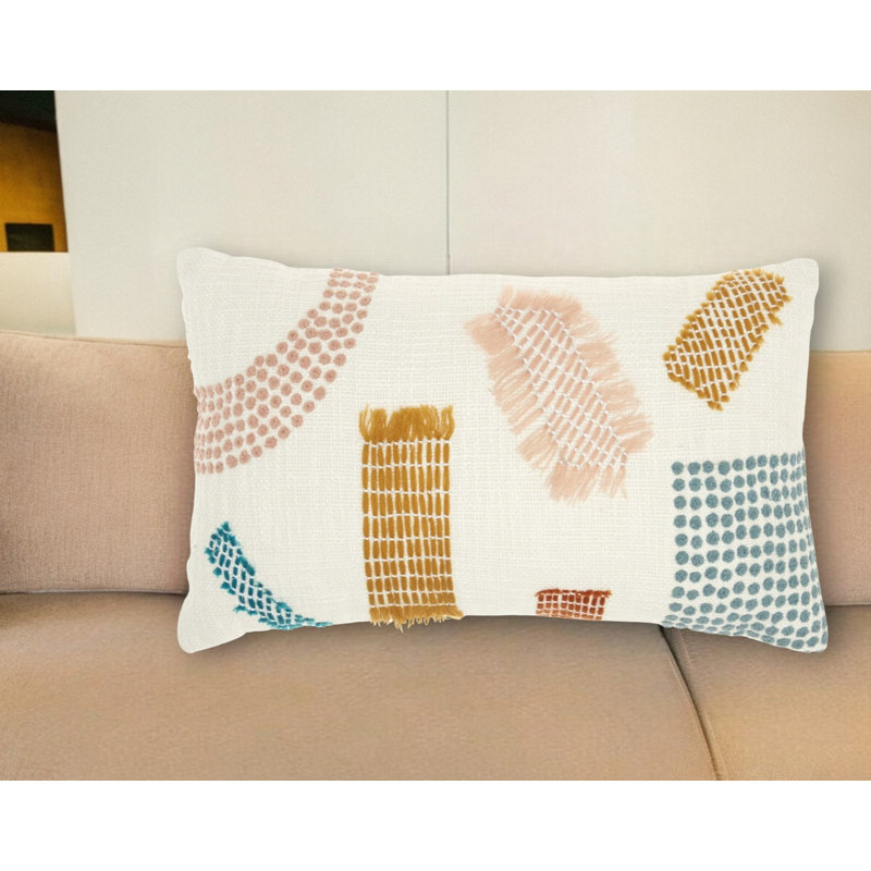 Susan Rectangular Cotton Pillow Cover & Insert