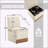 Versatile Upholstered Dining Chairs With Hidden Storage And Smooth Casters-745794783