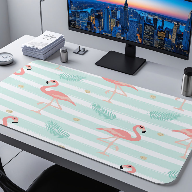 Polyester Desk Pad, 31.5x15.5
