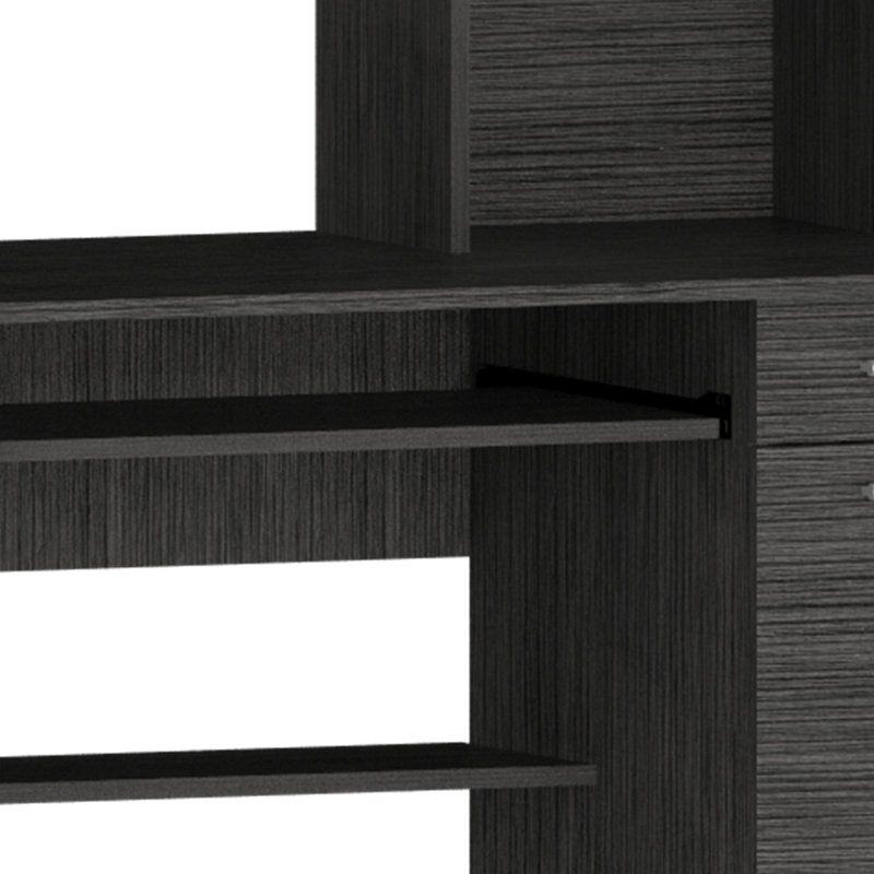 Jexton Computer Table, Grey Oak