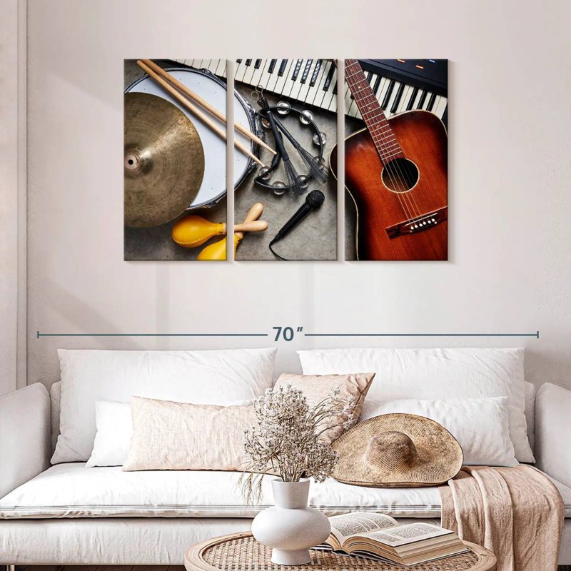 Abarca Musical Instruments Medley, 28" H x 45" W