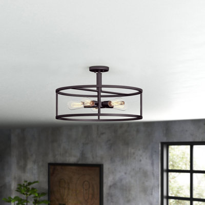 Plafonnier semi-encastré 5 lumières 20 po Tristin