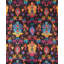 Canvello Modern Ikat Design Hand-Knotted Sari Silk Area Rug- 6'7" X 7'11"