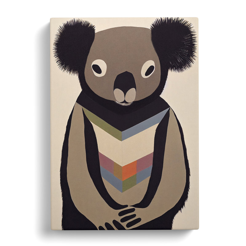 Koala Bear Abstract Vol.3 - Wrapped Canvas, 76cm H x 50cm W x 3cm D