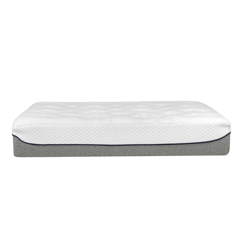Ultra pelucheux 13 po Matelas moyen en mousse viscoélastique imprégnée de gel pour lit dans une boîte avec housse en jacquard double couche