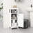 Coated Bathroom Cabinet - Space Saving And Functional White Storage Unit Maximizes