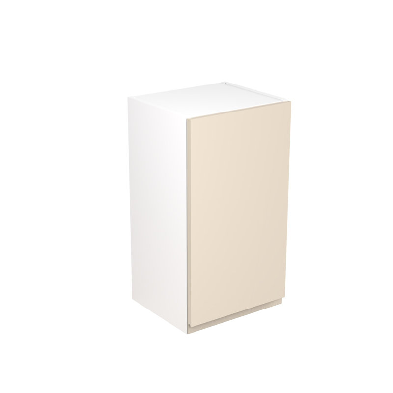 Kitchen Kit Flatpack J Pull Matt Wall Unit, 72cm H x 40cm W x 33cm D, Cashmere
