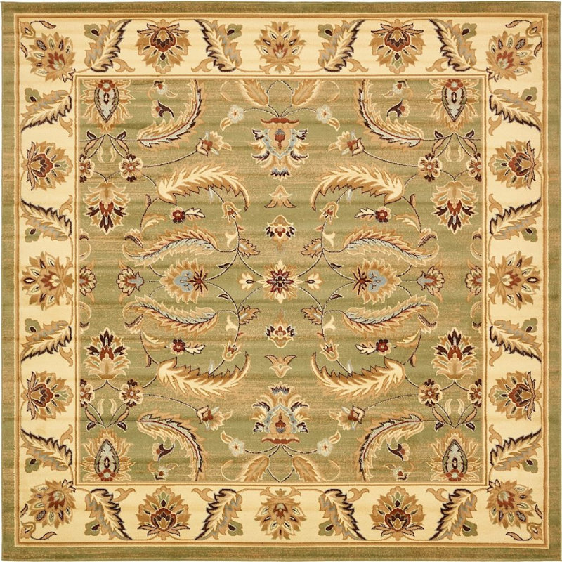 Odyssey Oriental Indoor Rug, Square 4'