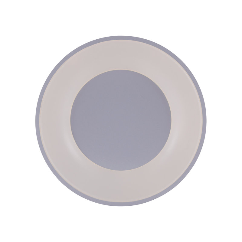 LED Flush Mount, White, 2cm H x 46cm W x 46cm D.