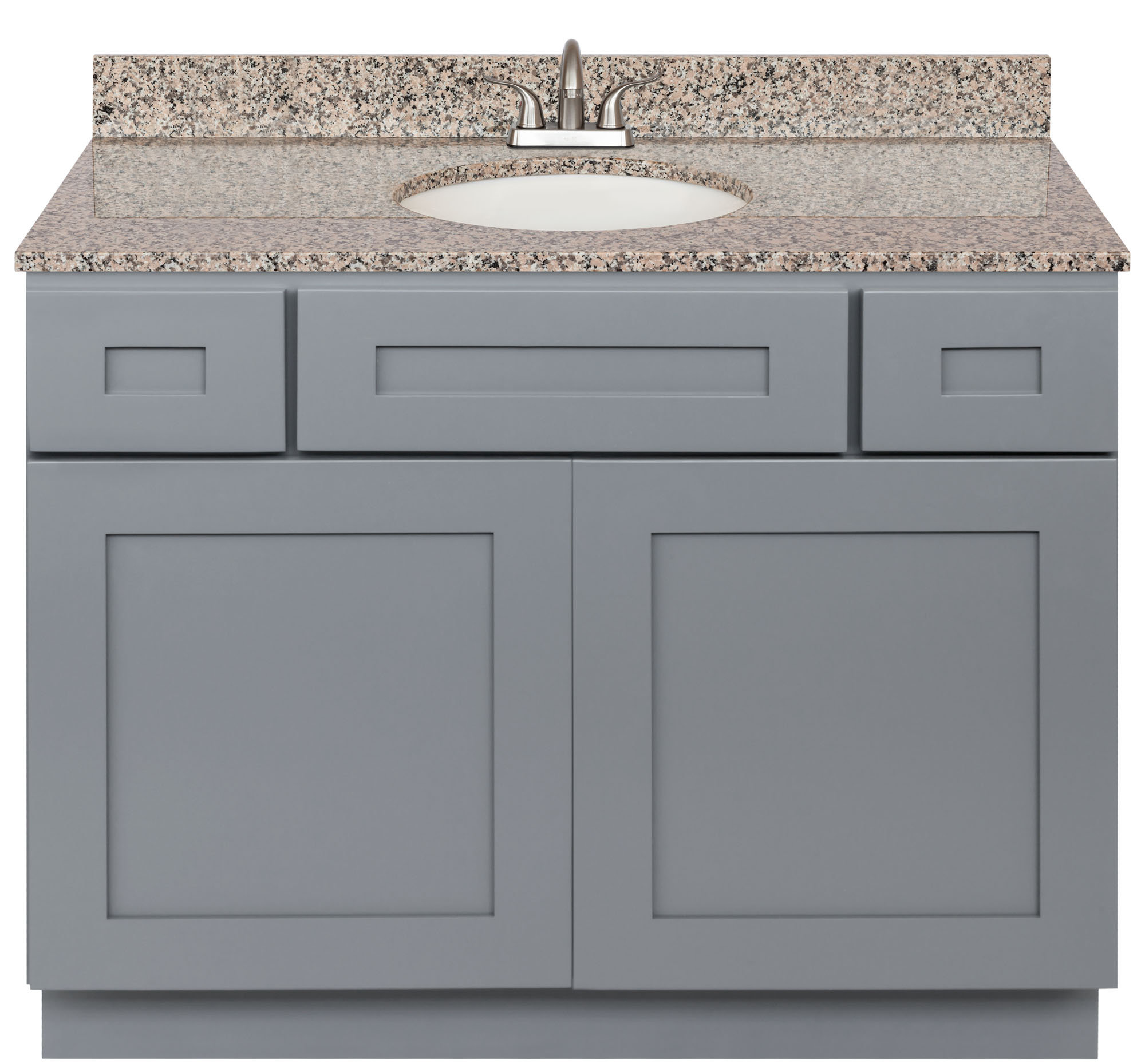 Winston Porter Ston Easton 43'' Single Bathroom Vanity with Granite Top