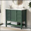 Meuble-lavabo 36 po avec trois tiroirs-345564307