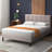 Suhavi Contemporary Modern Tufted Upholstered Platform Bed-746043196-746043195