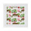 Leopard Walk Hemstitch 22" Linen/Cotton Napkin