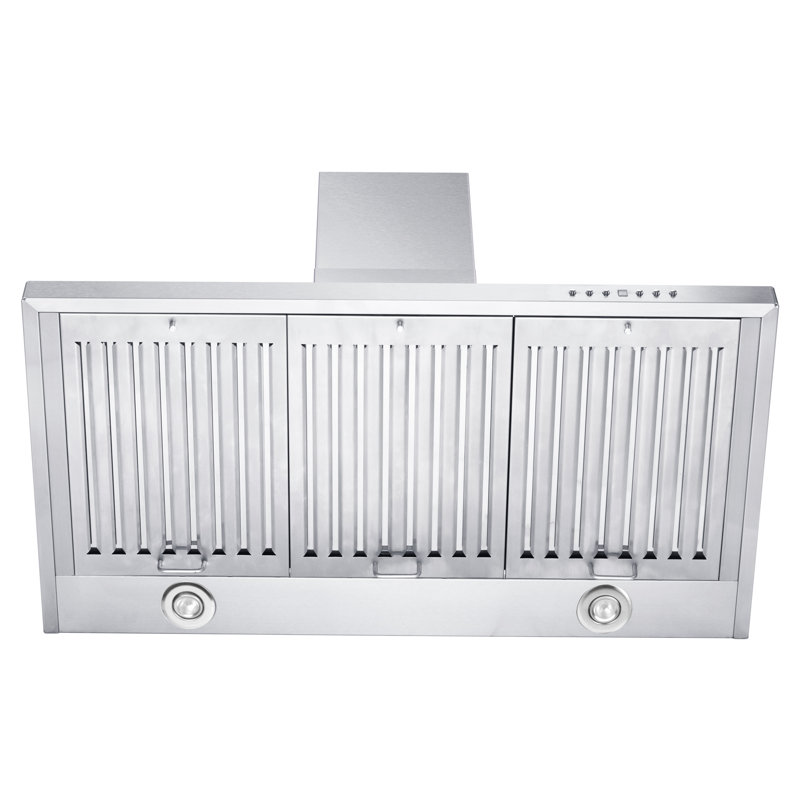 30" 400 CFM Convertible Wall Mount Range Hood, 304 Grade Stainless Steel