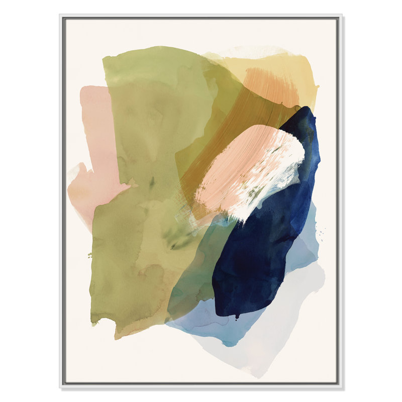 Brush and Whisper II Print by , White Floater, 41.5" H x 31.5" W