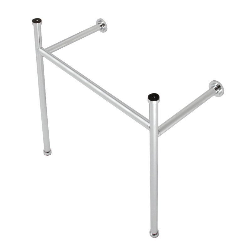 Kingston Brass Hartford Stainless Steel Console Sink Legs, Polished Chrome