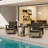 Hongan Wicker 2 - Person Patio Conversation Set with Cushions-1585829455