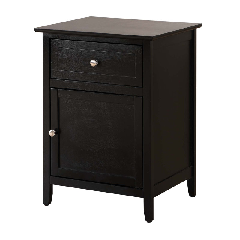 Table de chevet transitionnelle pour chaque chambre, Noir