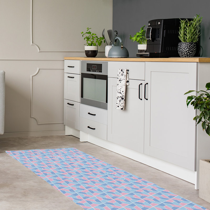 Chenille Geometric Indoor Rug, Runner 2'6" x 8'