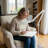 Lightview Pro LED 2-in-1 Floor and Table Lamp, 2.25X (5-Diopter) Magnifying Light for Reading, Crafting, & Focus Work