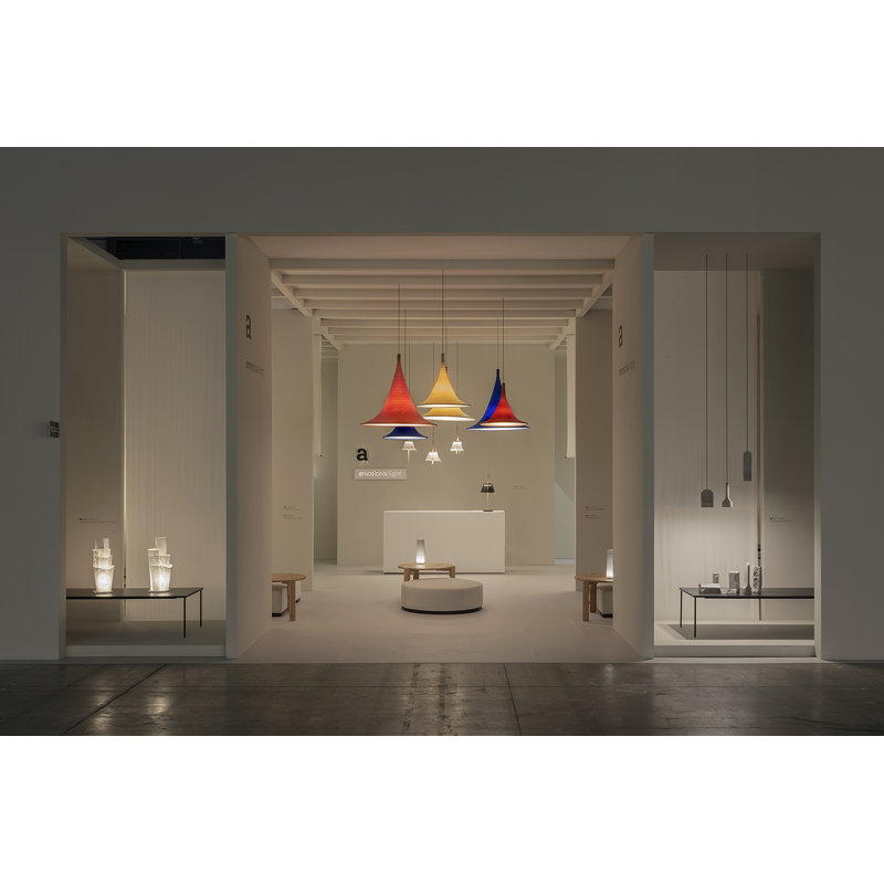 Parga Ceramic Pendant, No, 8.9'' H x 5.1'' W x 5.1" D, White