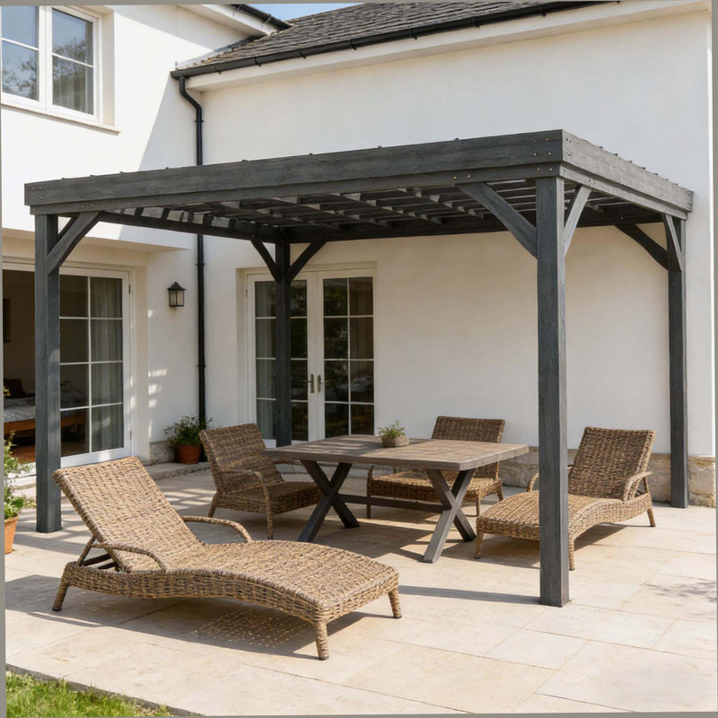 Pergola d'extérieur en bois