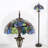 Tiffany Floor Lamp Purple Stained Glass Grape Standing Reading Light 16X16X70 Inches Antique Pole Corner Lamp Decor Bedroom Office Living Room