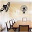 18 po Ventilateur mural 90 degrés à 5 vitesses à oscillation horizontale pour l'intérieur et l'extérieur