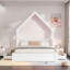 Lit plateforme en bois avec garde-corps et 2 tiroirs Wood House-1042002165