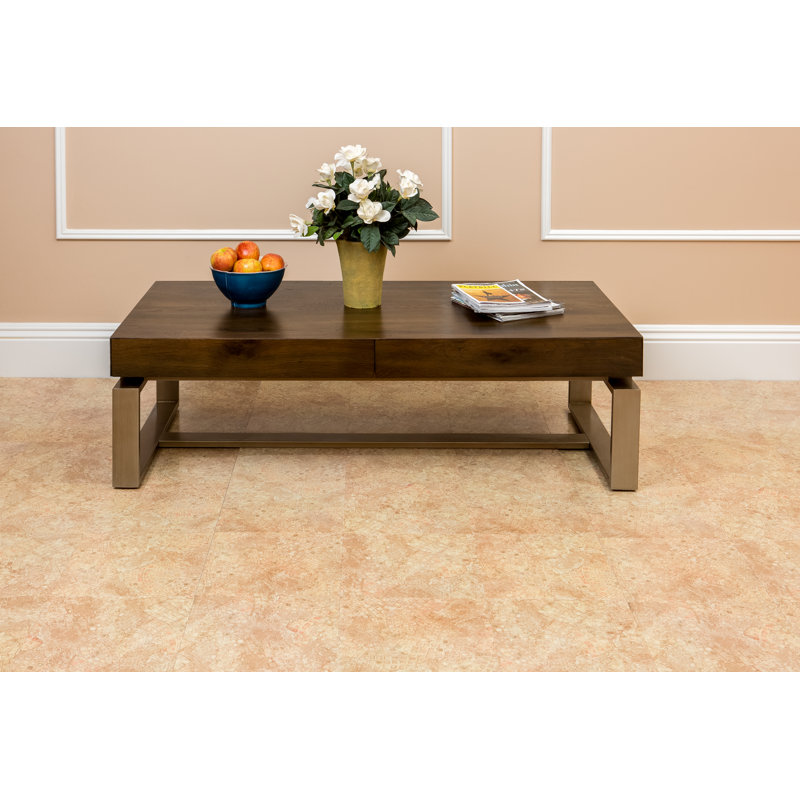 Carrelage en vinyle beige 12 po x 12 po x 1,2 mm de mosaïque antique Tivoli