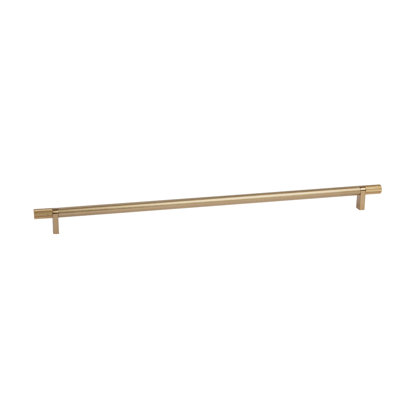 Poignée de meuble-bar Emtek Select 18 "C-C, tige de bar rectangulaire, barre moletée