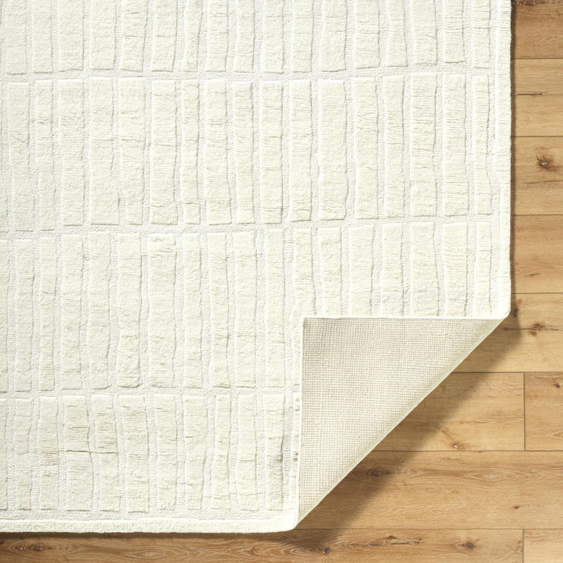 Manpura Handmade Wool Abstract Area Rug, Rectangle 5'3" x 7'6"