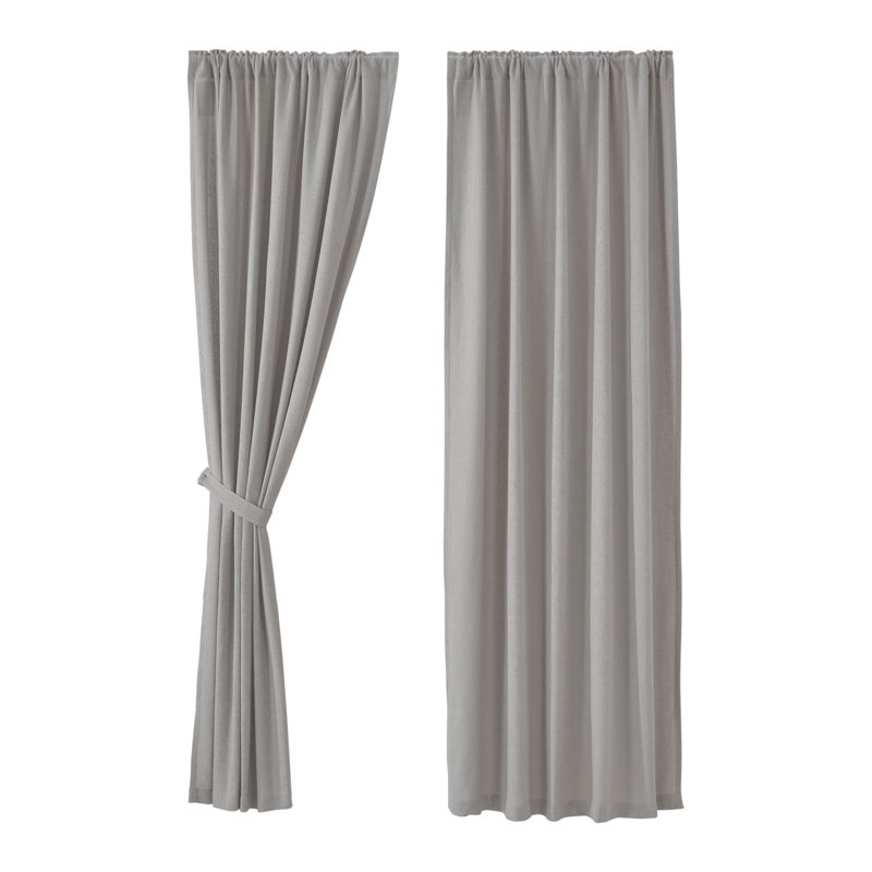 Paire de rideaux obscurcissant 100% coton Vyshonne