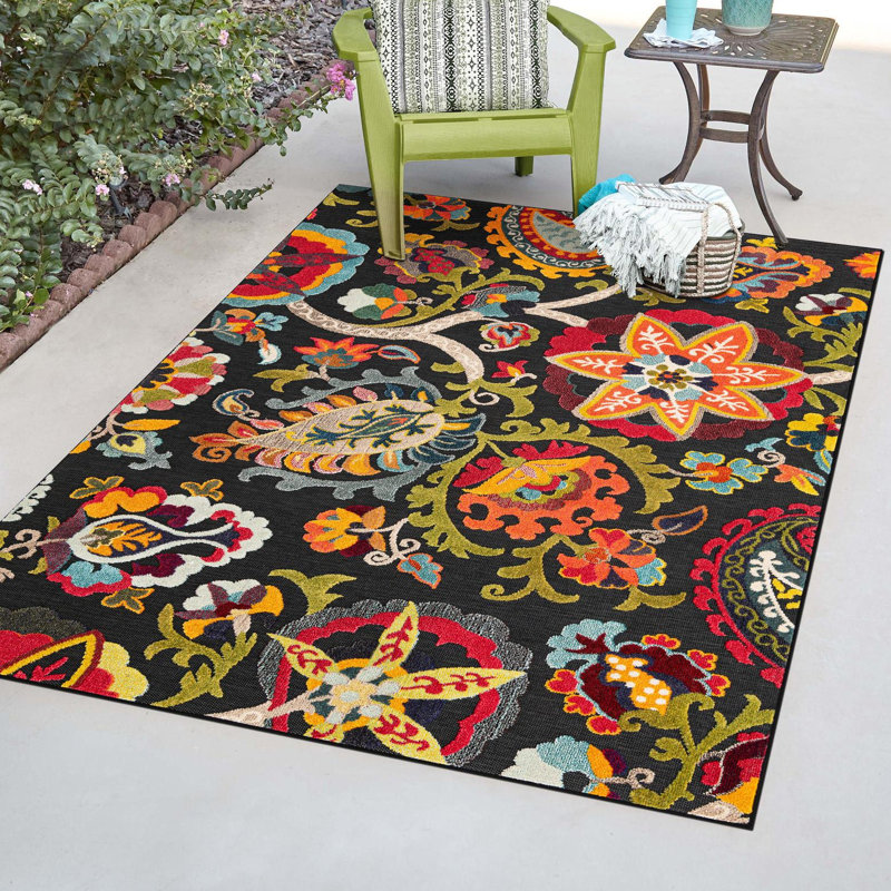 Tapis Bungalow Rose Nahla Caimin, Rectangle 5 pi 3 po x 8 pi