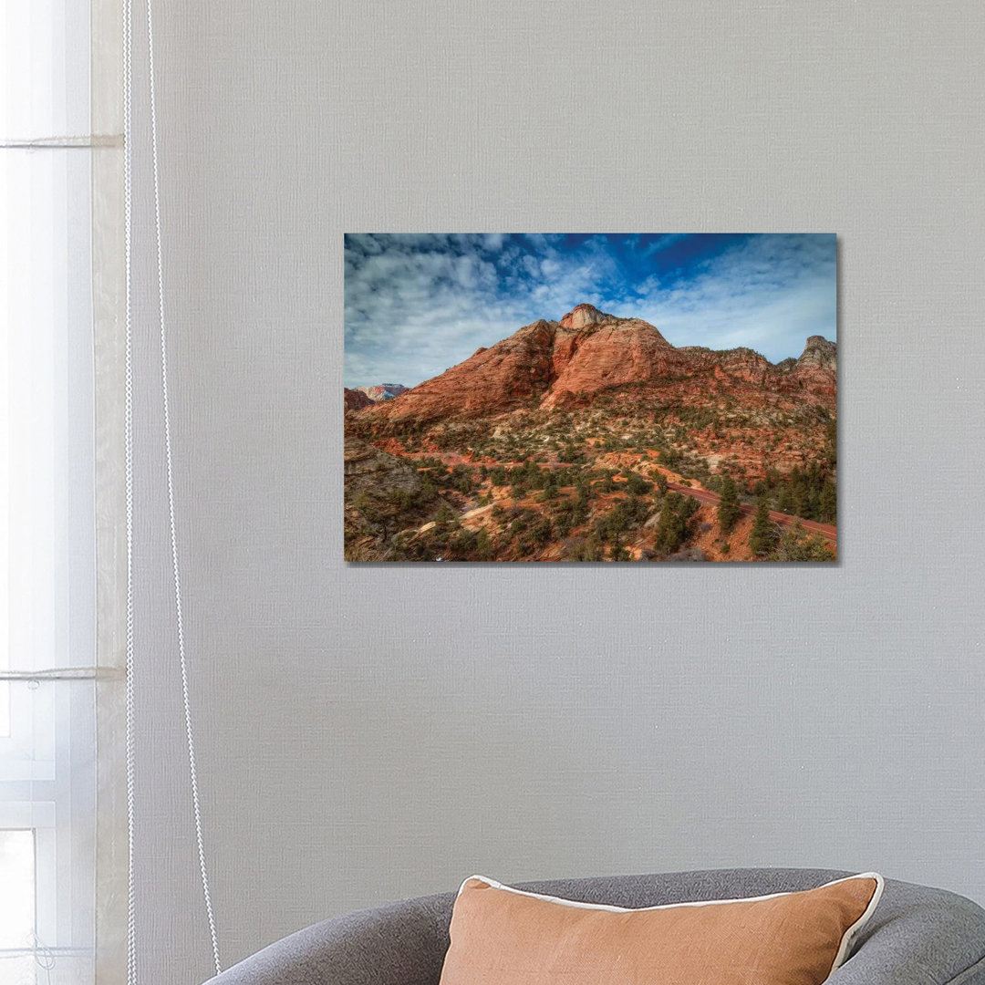 The Road To Zion von Bill Sherrell - Galerie-verpackte Leinwand Giclée