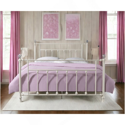 Comet White Finish  Bed