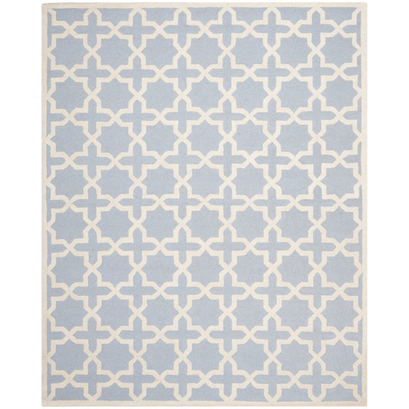 Cannen Hand Tufted Wool Geometric Rug, Rectangle 11' x 15'