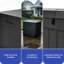 Boîte de rangement pour terrasse à double paroi 150 gallons Edrosie Inc