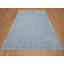 Tapis oriental bleu en laine tissé à la main 8 pi 2 po x 9 pi 10 po - MOA10290705