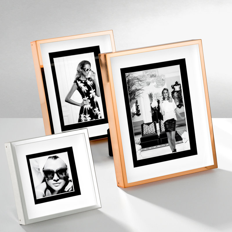 Gramercy Wood Picture Frame, 5" x 7", Rose Gold