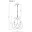 Luminaire suspendu lanterne 6 lumières