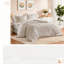 Comfortable 7-piece Bedding Sets, Polyester With Calm Stripes For Modern Home