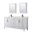 Meuble-lavabo double 72 po avec plateau en quartz et miroir Daria-100501938-100481648-100481647
